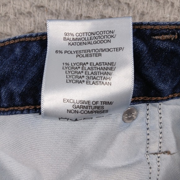 Silver Jeans Suki Mid Slim Boot SZ 18/L31 W93616SDK424 Dark Wash Plus EUC - Picture 9 of 14